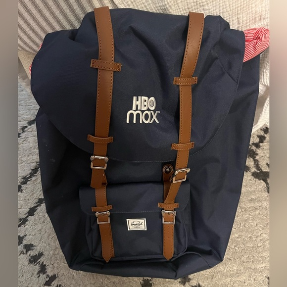 NWT Herschel Little America Backpack in Navy Blue - Picture 4 of 8